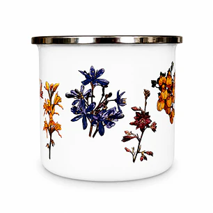 Tazón Enlozado Flores Nativas 350ml