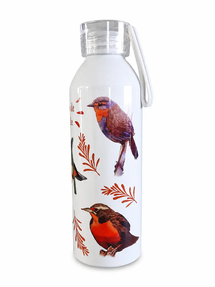 Botella Aluminio Aves de Chile 750ml 2