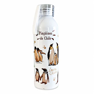 Botella Aluminio Pingüinos de Chile 750ml