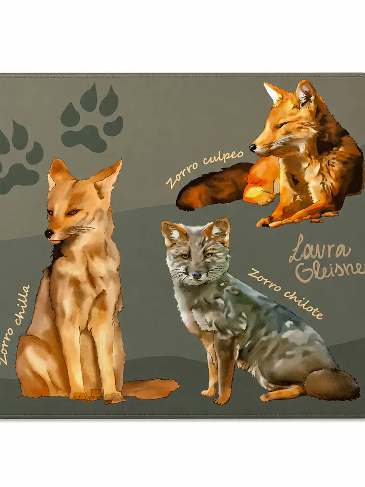 Mousepad Zorros de Chile 1