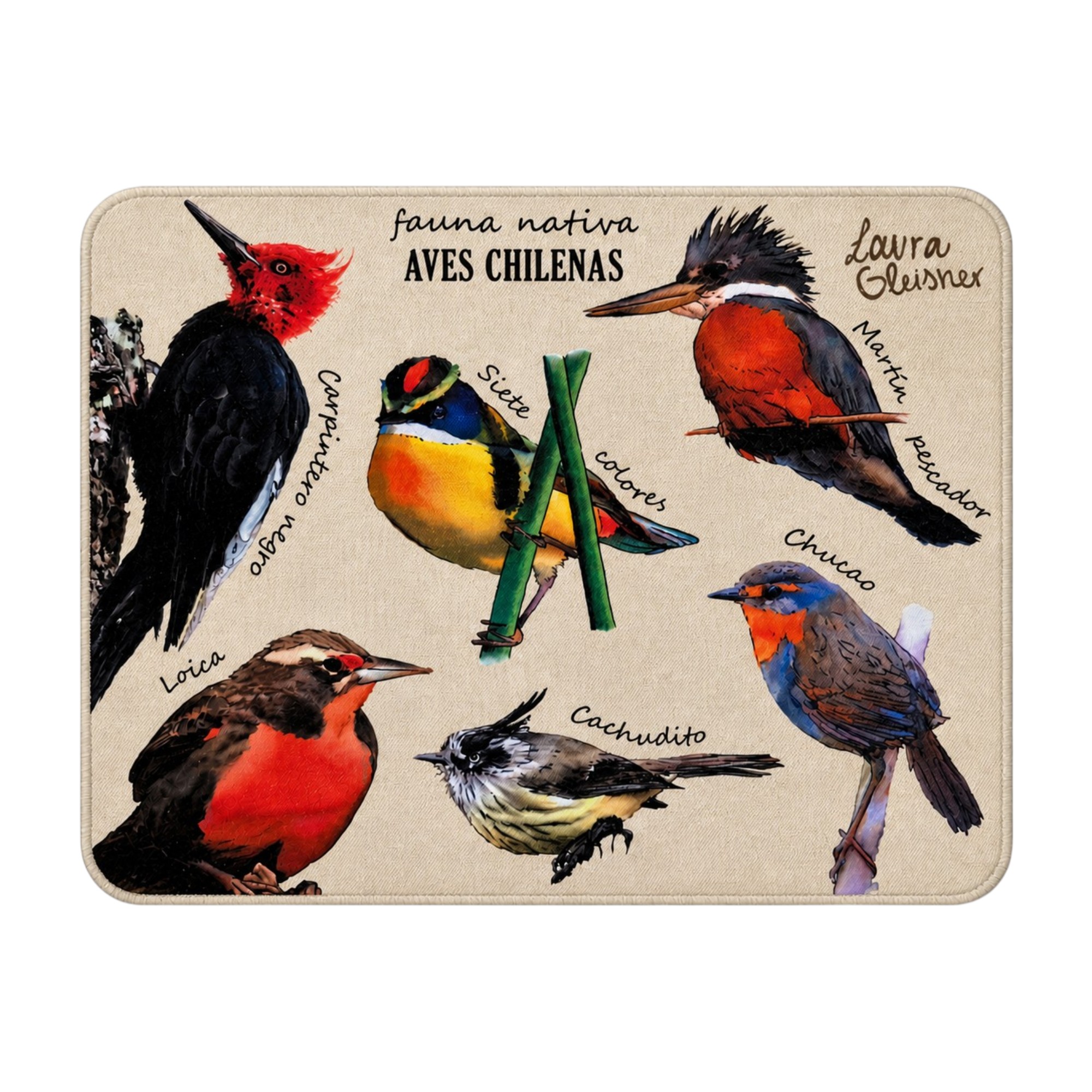 Mousepad Aves de Chile