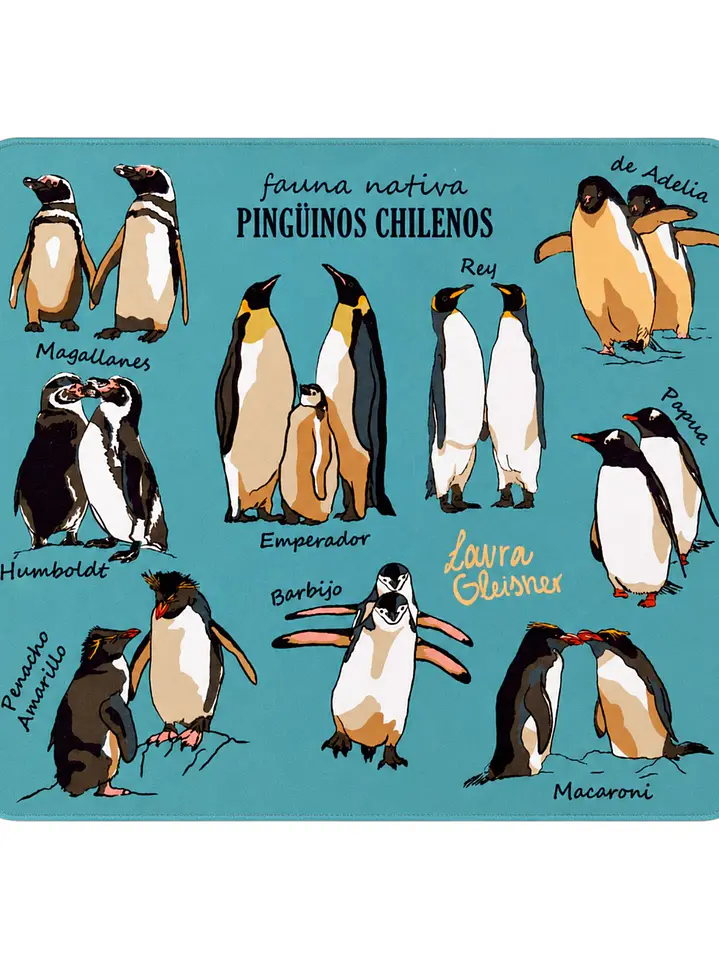 Mousepad Pingüinos de Chile 1