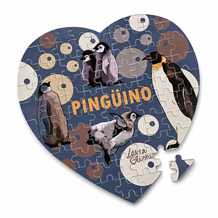 Puzzle Pingüino 19x20cm. 