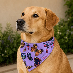 Bandana Perro Mariposas 