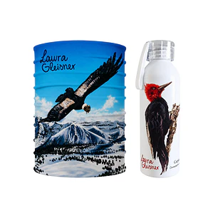 Pack Outdoor: Bandana Tubular Cóndor + Botella Carpintero 750 ml