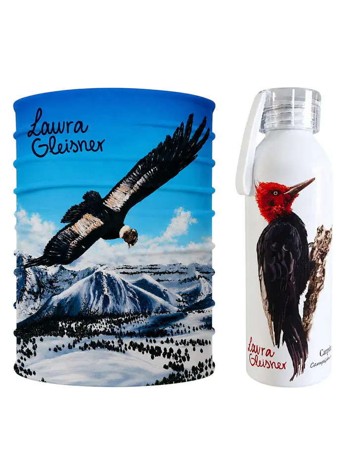 Pack Outdoor: Bandana Tubular Cóndor + Botella Carpintero 750 ml 1