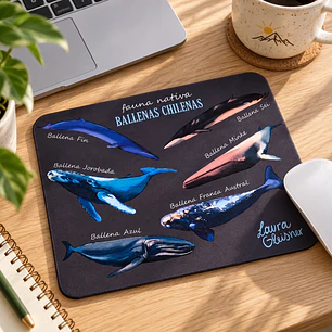 Mousepad Ballenas de Chile