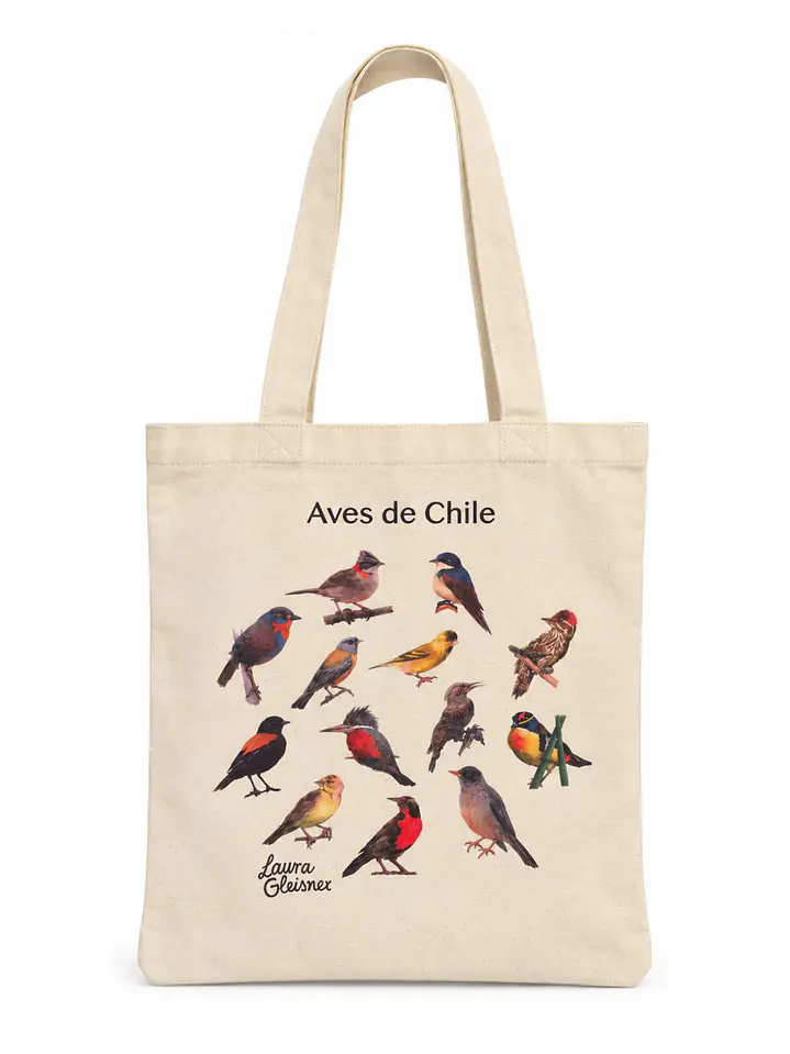 Bolsa Totebag Aves de Chile  1