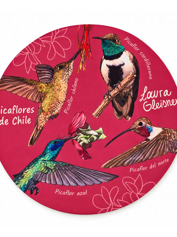 Mousepad Picaflores Redondo 1