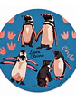 Mousepad de Pingüinos de Chile Redondo - Miniatura 1