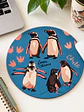 Mousepad de Pingüinos de Chile Redondo - Miniatura 2