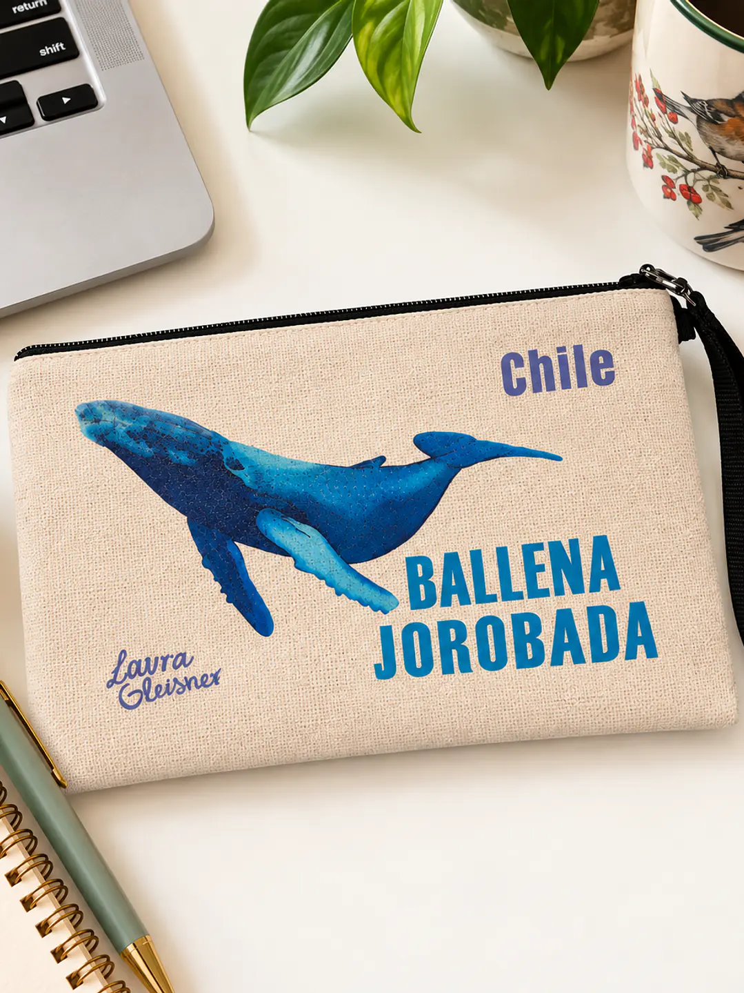 Estuche Canvas Ballena Jorobada 2