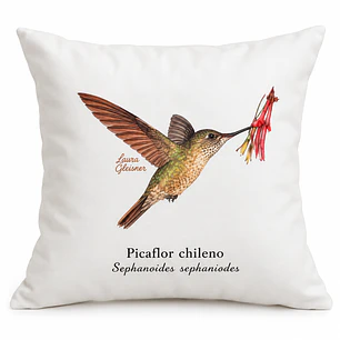 Funda de cojín: Picaflor Chico (sin relleno)