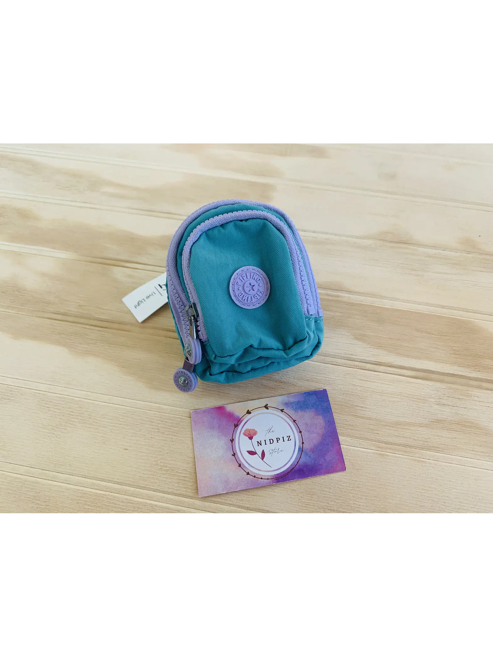 Kipling - Monedero Mini Seoul Celeste 1