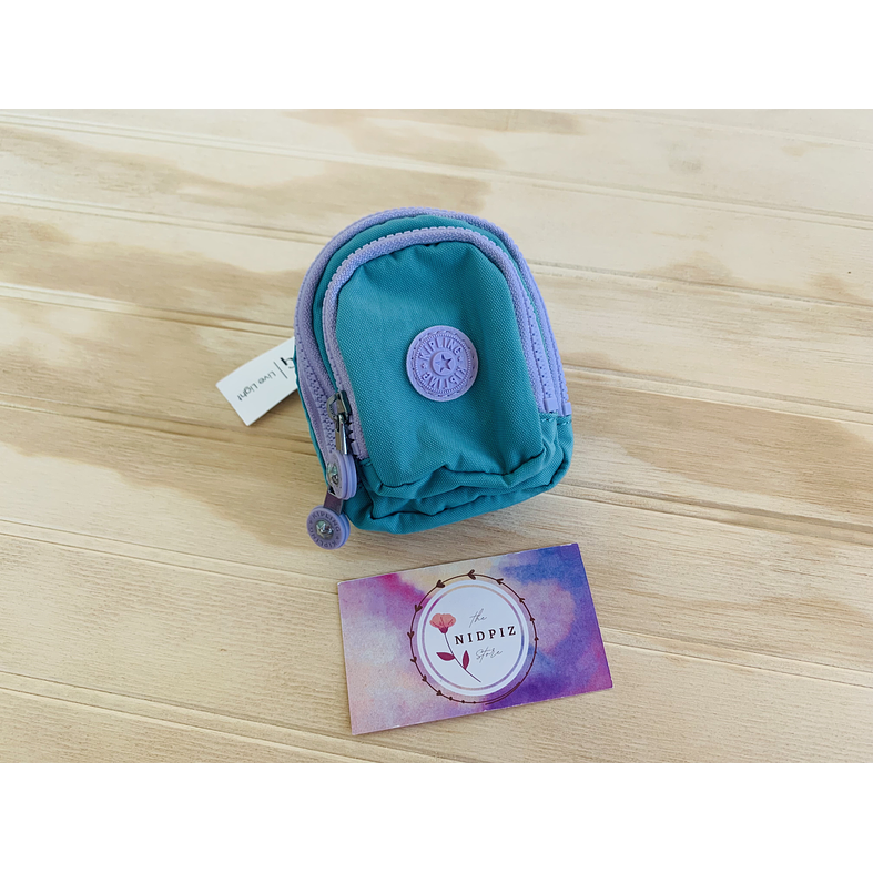 Kipling - Monedero Mini Seoul Celeste 1