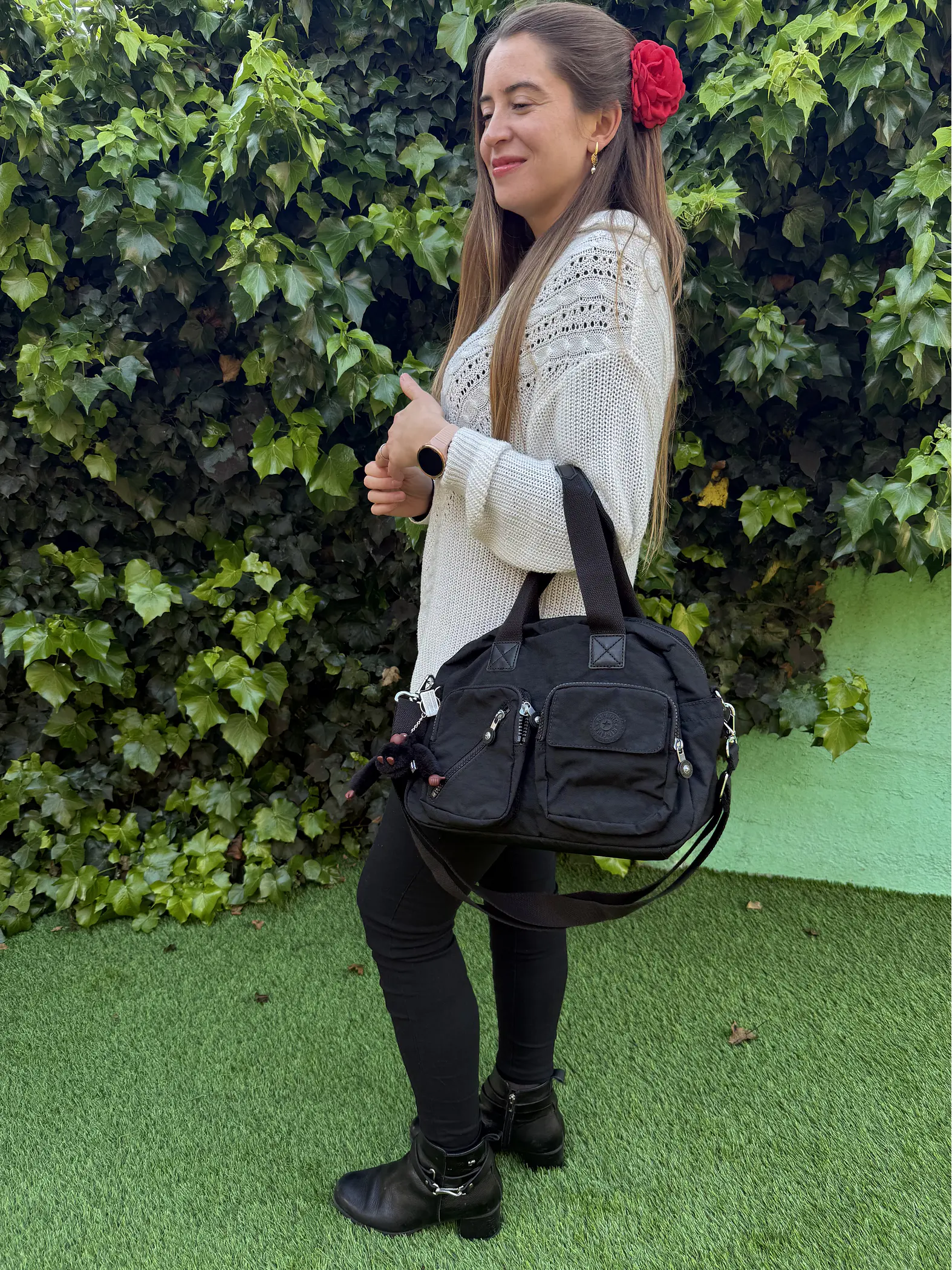 Kipling - Bolso Defea Black 1