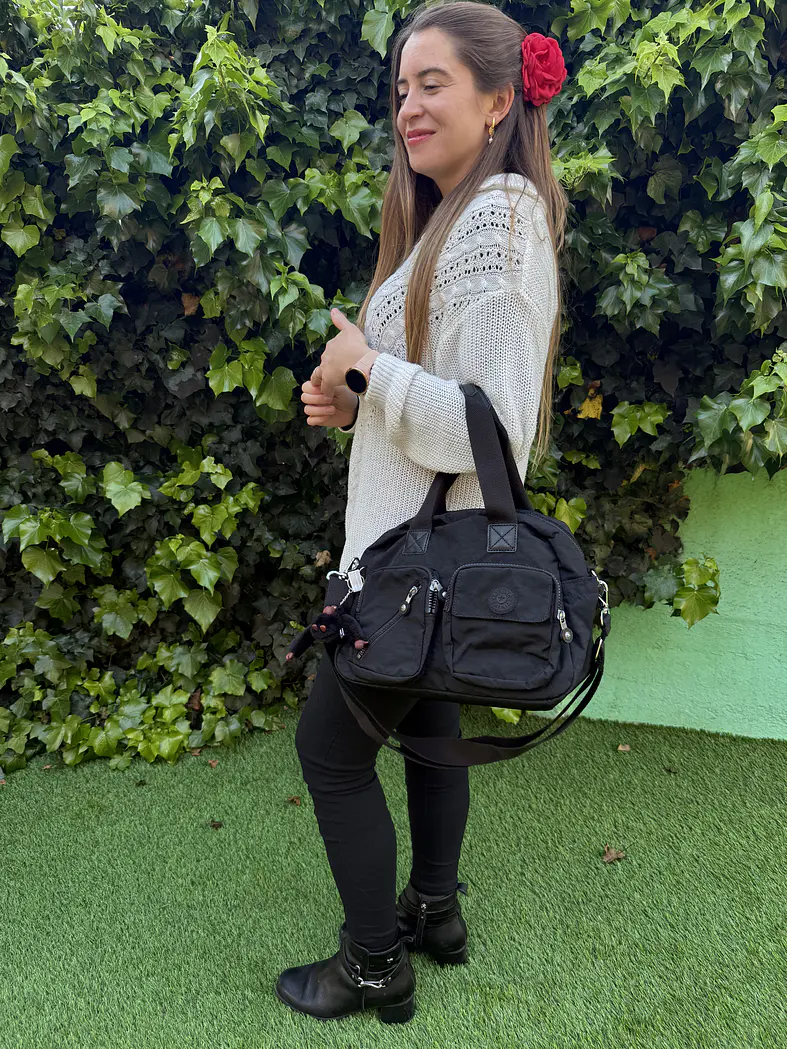 Kipling - Bolso Defea Black 1