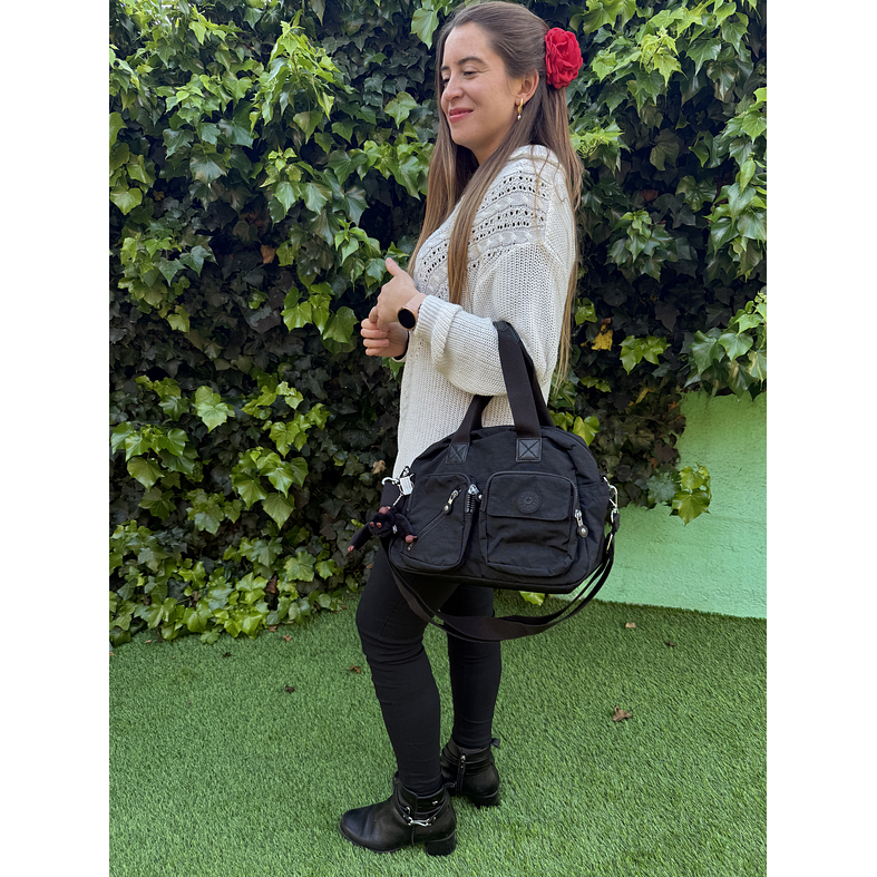 Kipling - Bolso Defea Black 1