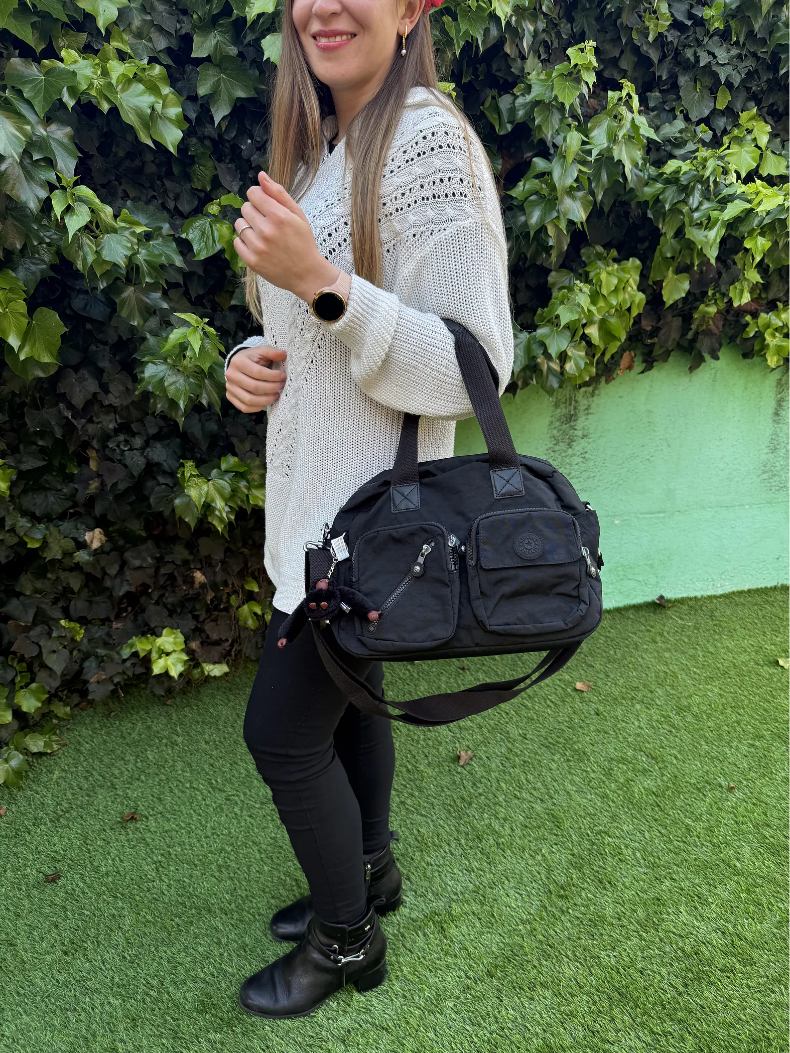 Kipling - Bolso Defea Black 2