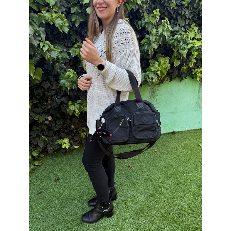 Kipling - Bolso Defea Black 2