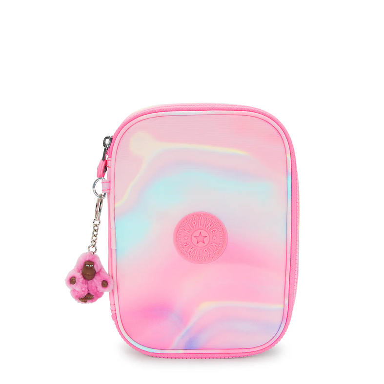 Kipling - Estuche 100 pens Tie Dye Pink 2