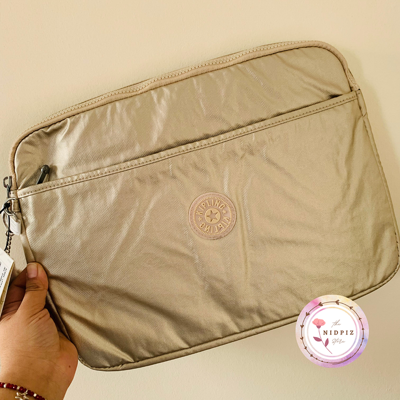 Kipling - Laptop Sleeve Starry Gold Metallic 1