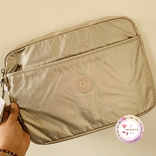 Kipling - Laptop Sleeve Starry Gold Metallic