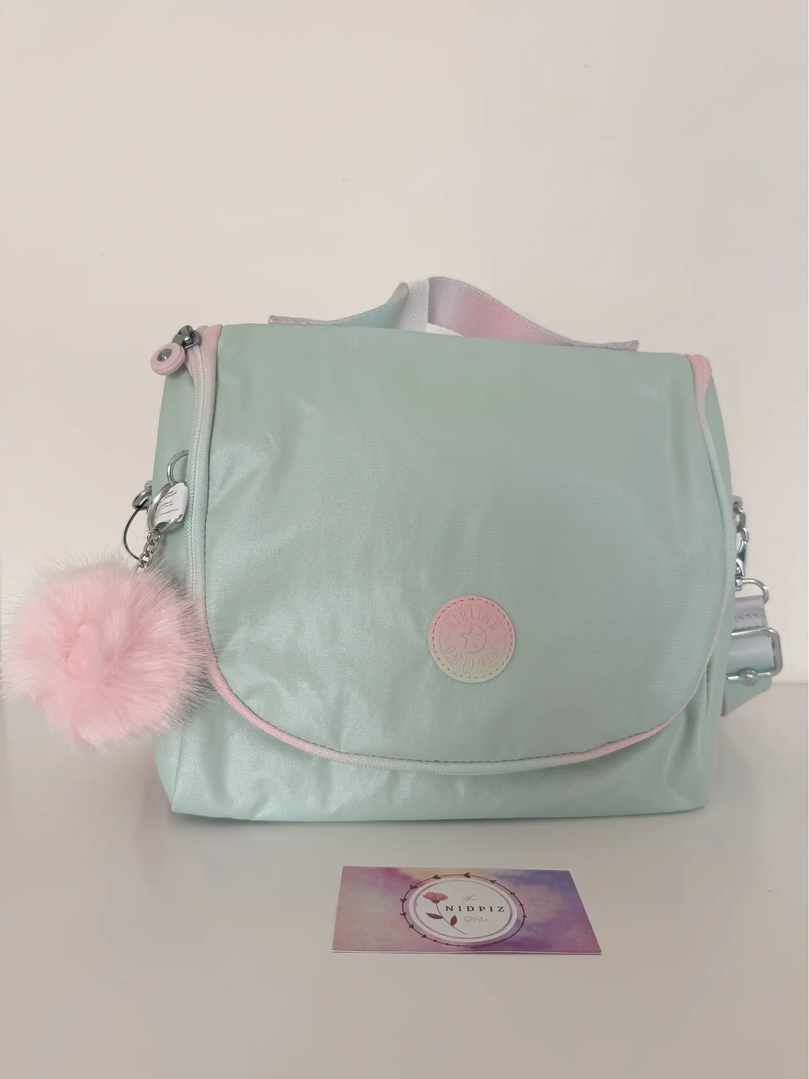 Kipling - Lonchera Kichirou Soft Green Met 1