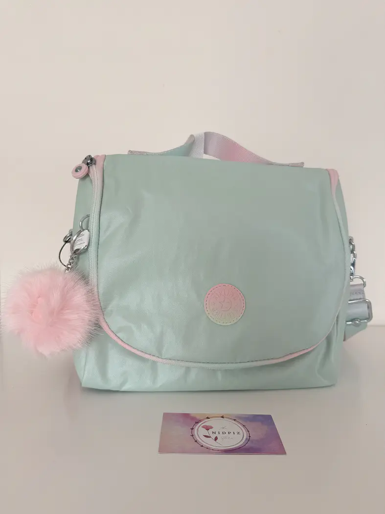 Kipling - Lonchera Kichirou Soft Green Met 1