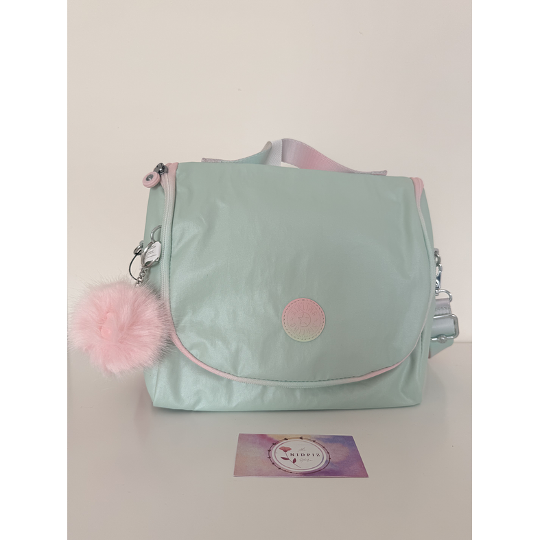 Kipling - Lonchera Kichirou Soft Green Met 1