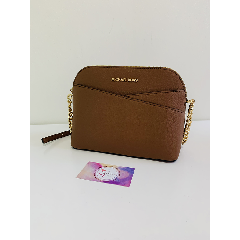 Michael Kors - Jet set travel medium dome crossbody (camel) 1