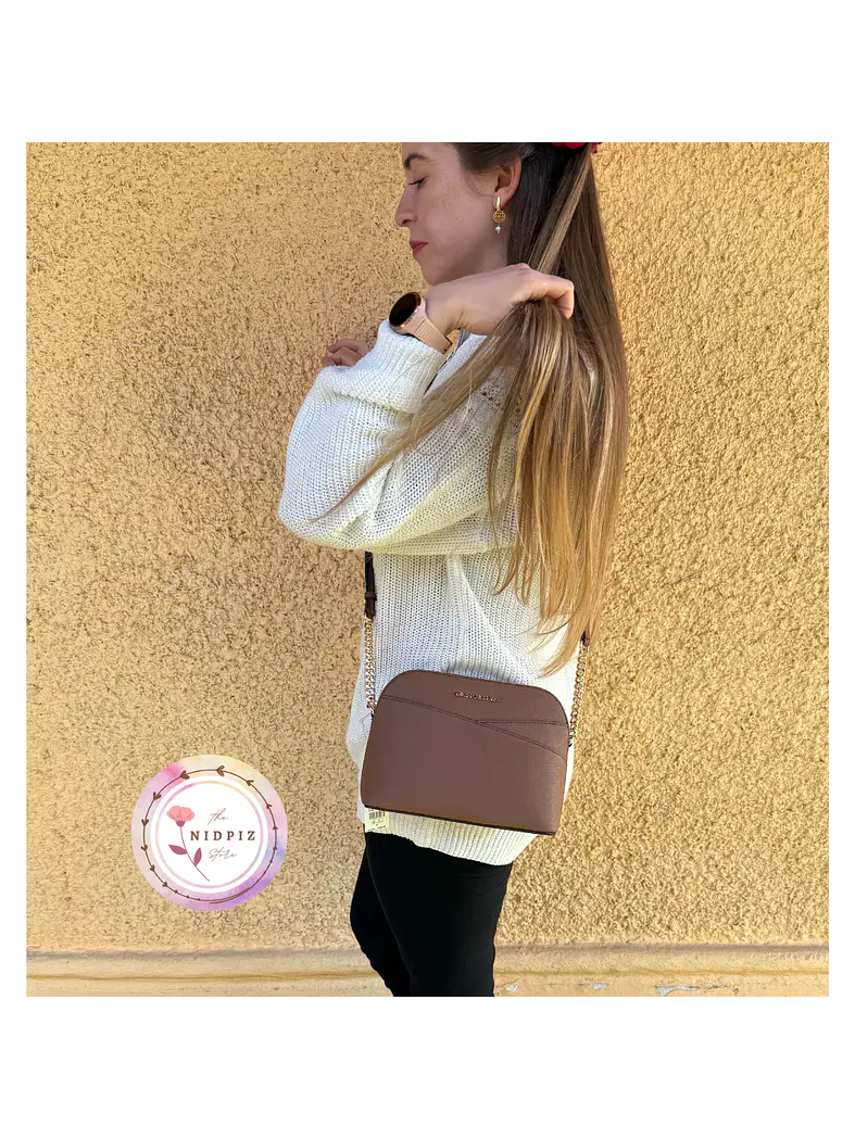 Michael Kors - Jet set travel medium dome crossbody (camel) 2