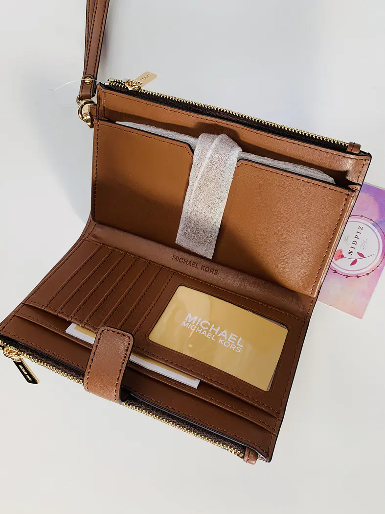 Michael Kors - Billetera Jet Set Travel para Smartphone (Brown) 3