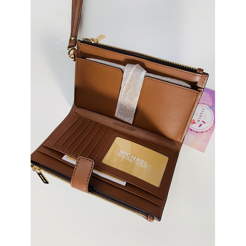 Michael Kors - Billetera Jet Set Travel para Smartphone (Brown) 3