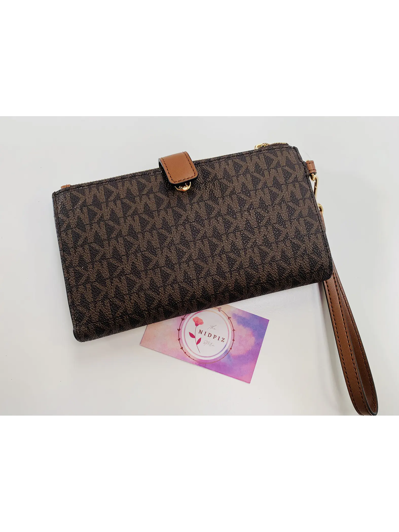 Michael Kors - Billetera Jet Set Travel para Smartphone (Brown) 4