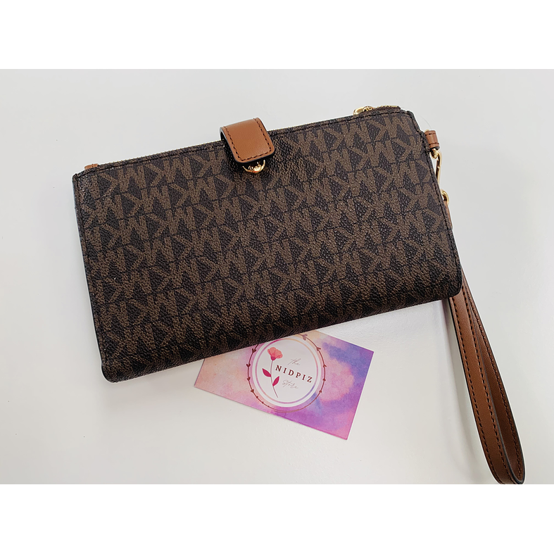 Michael Kors - Billetera Jet Set Travel para Smartphone (Brown) 4