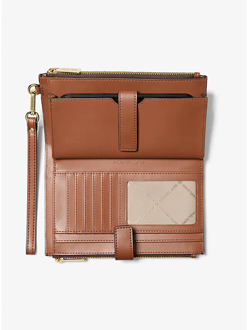 Michael Kors - Billetera Jet Set Travel para Smartphone (Brown) 6