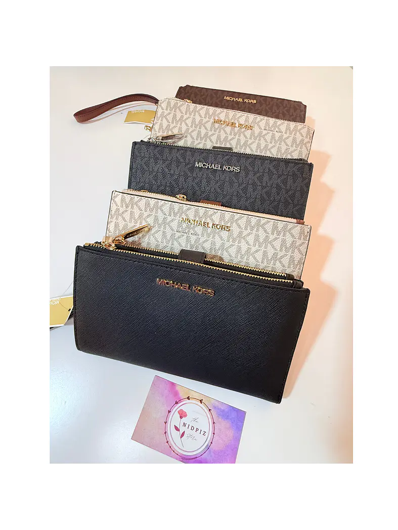 Michael Kors - Billetera Jet Set Travel para Smartphone (Vanilla/Pink) 5