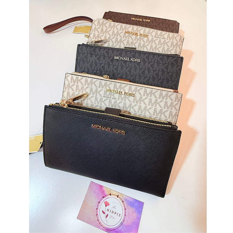 Michael Kors - Billetera Jet Set Travel para Smartphone (Vanilla/Pink) 5