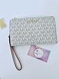 Michael Kors - Billetera Jet Set Travel para Smartphone (Vanilla/Pink) - Miniatura 1