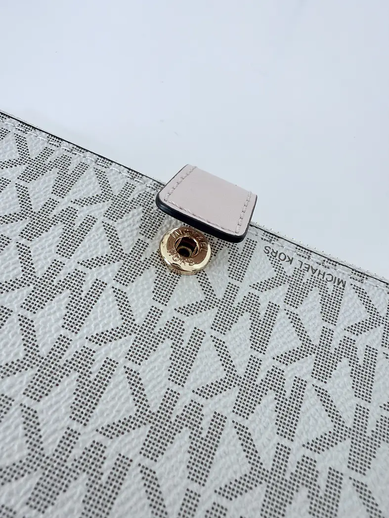Michael Kors - Billetera Jet Set Travel para Smartphone (Vanilla/Pink) 2