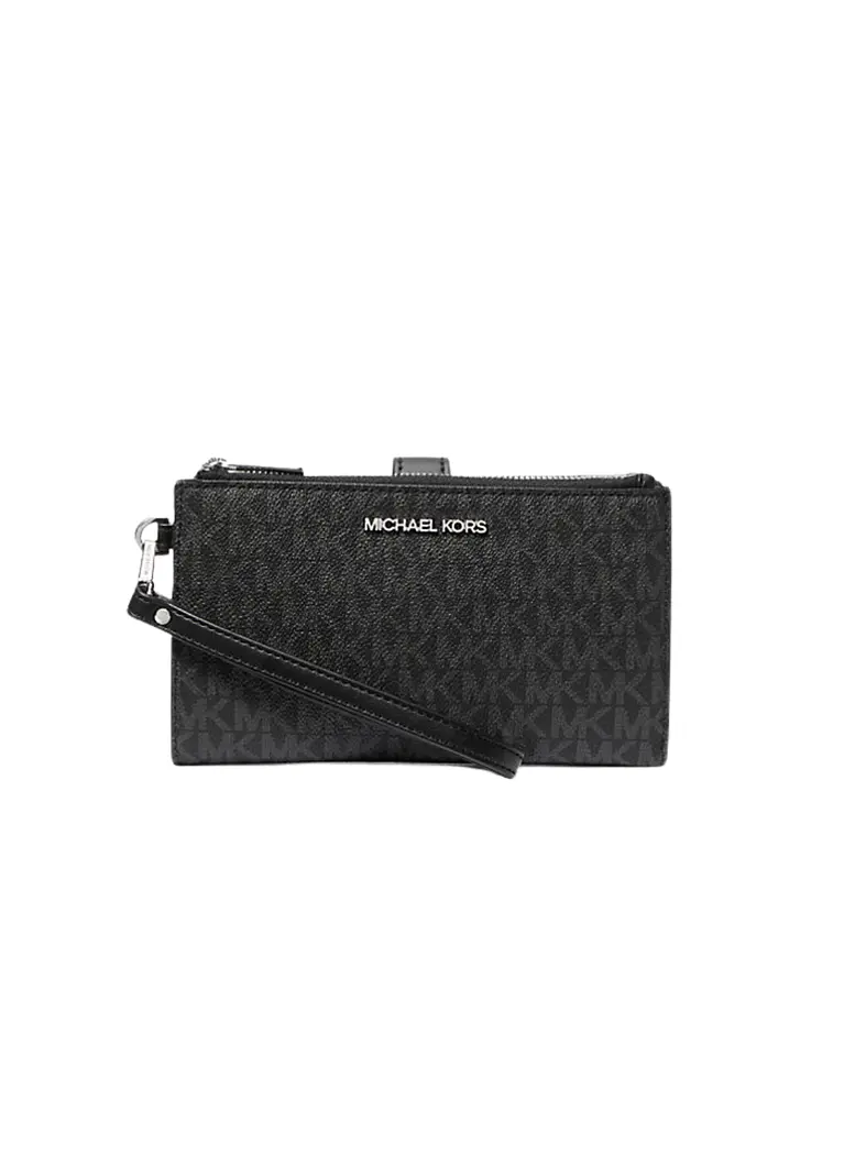 Michael Kors - Billetera Jet Set Travel para Smartphone (Black/Silver) 6