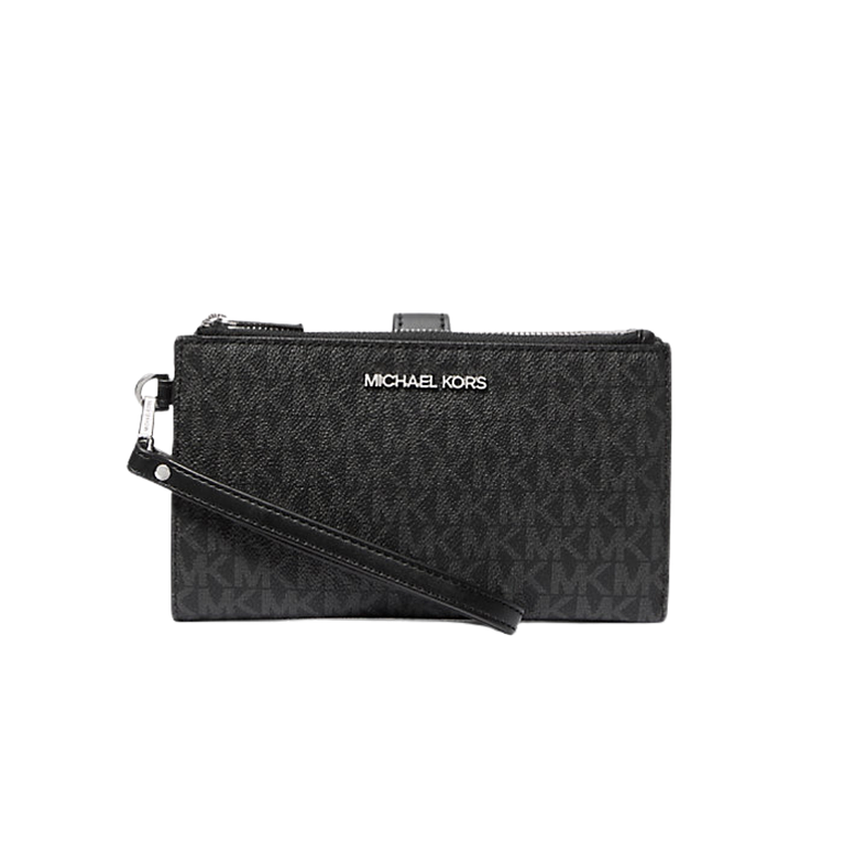 Michael Kors - Billetera Jet Set Travel para Smartphone (Black/Silver) 6
