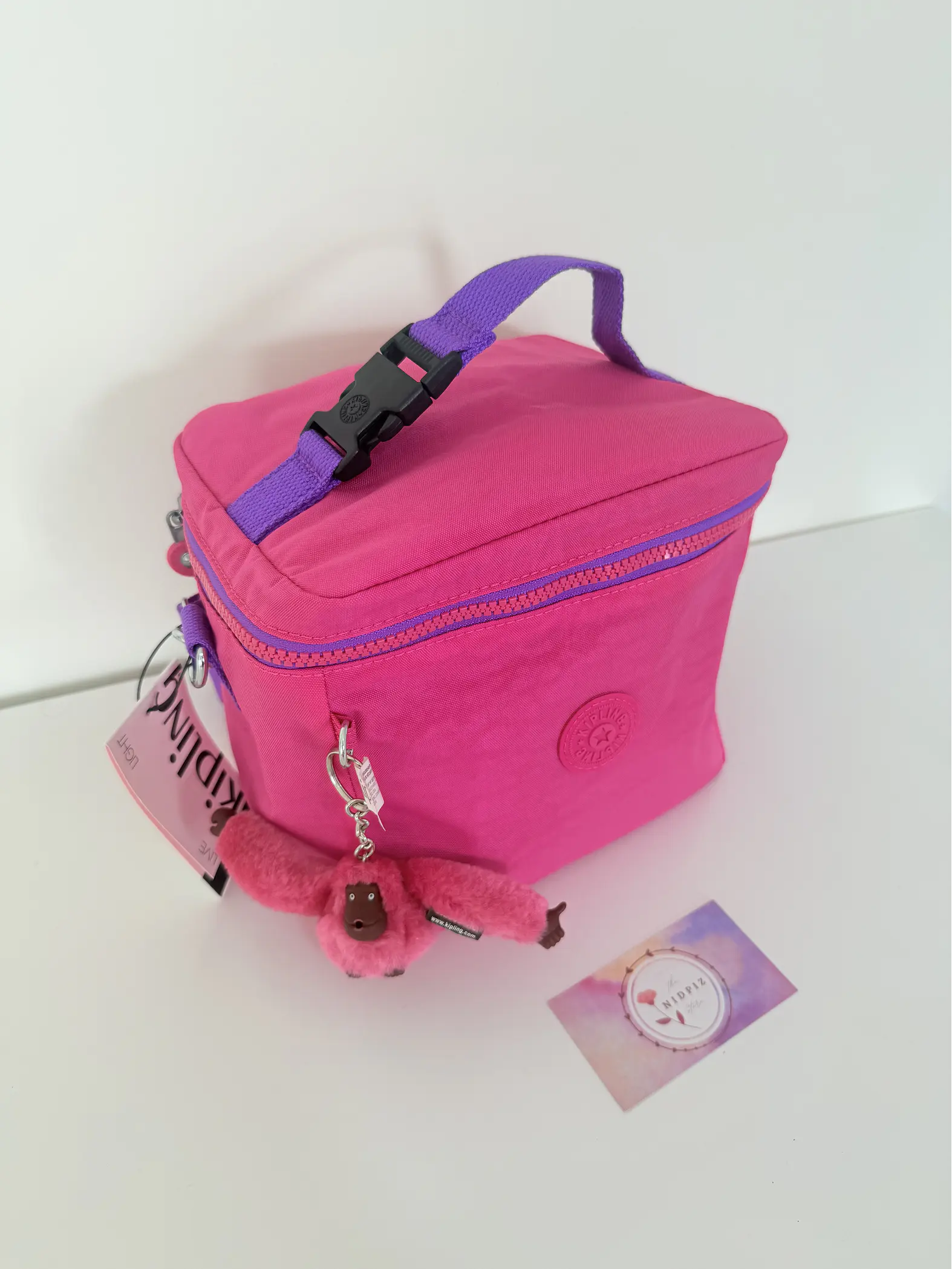 Kipling - Lonchera Graham Fucsia 2