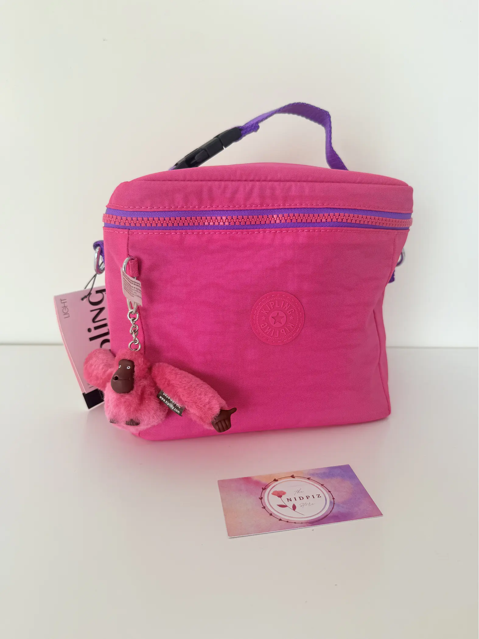 Kipling - Lonchera Graham Fucsia 1
