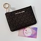 Michael Kors - Tarjetero monedero Brown logo (Coin purse) - Miniatura 1