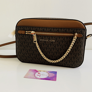 Michael Kors - Jet set travel crossbody (Brown)