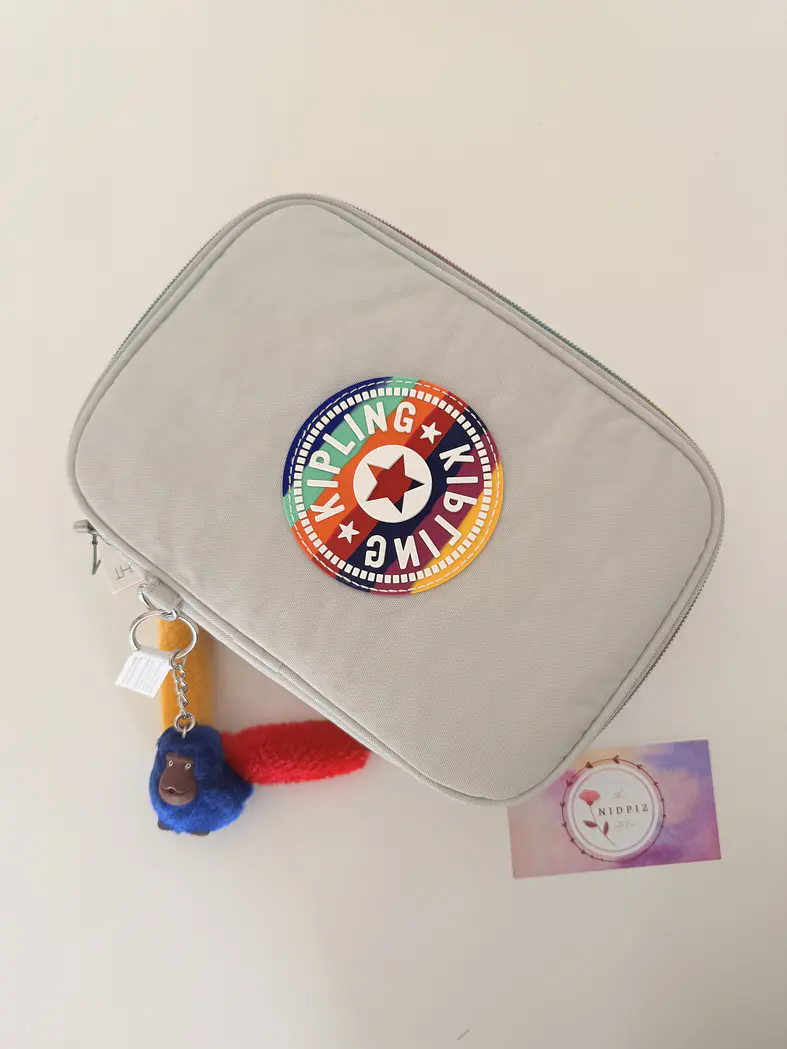 Kipling - Estuche 100 pens Grey / Rainbow 1