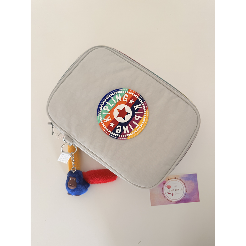 Kipling - Estuche 100 pens Grey / Rainbow 1