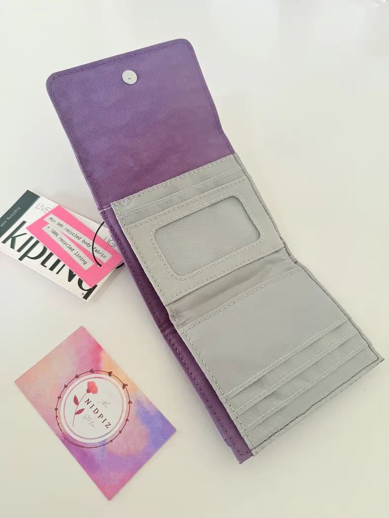 Kipling - Billetera Cece Purple 3